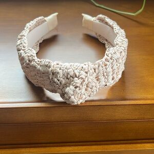 Pale pink J Crew headband